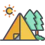 Tent アイコン 64x64