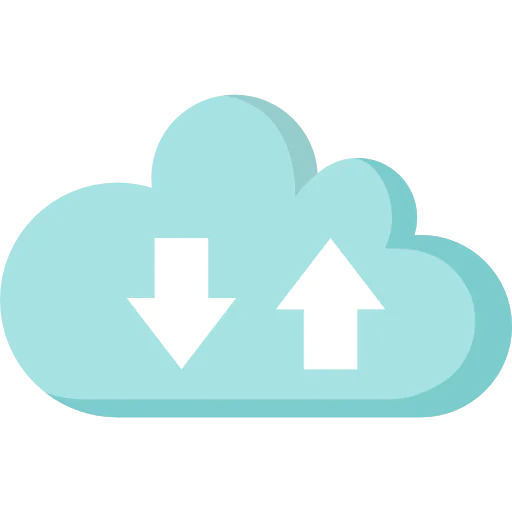 Computing cloud icon