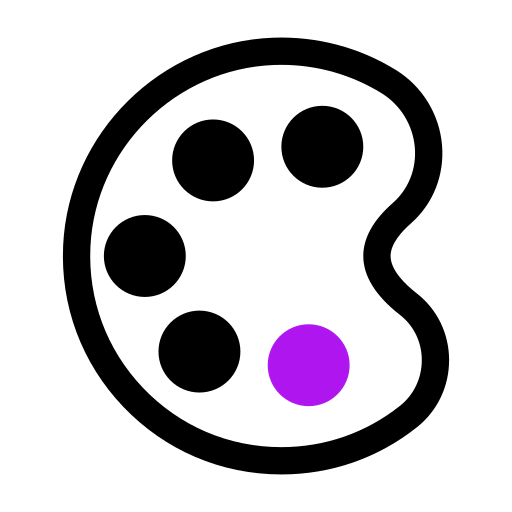 Paint palette icon