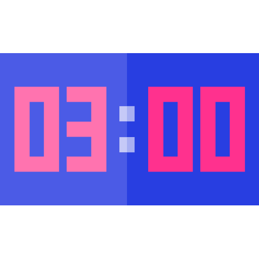 Digital clock icon