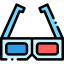 3d glasses icon 64x64
