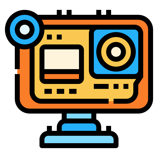 Action camera icon
