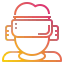 Vr glasses icon 64x64