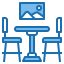 Dinner table icon 64x64