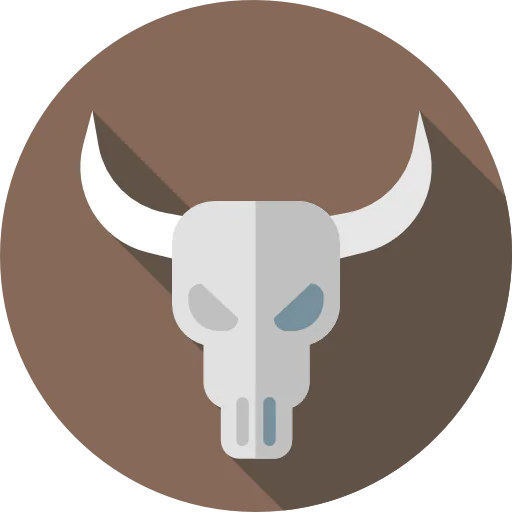 Cattle skull icon