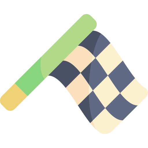 Finish flag icon