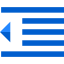 Outdent icon 64x64
