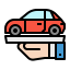 Rental car icon 64x64