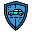 Car insurance icon 64x64