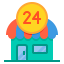 24 hours icon 64x64