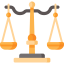 Justice scale icon 64x64