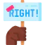 Civil right movement icon 64x64