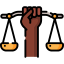 Justice scale icon 64x64