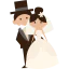 Wedding couple biểu tượng 64x64