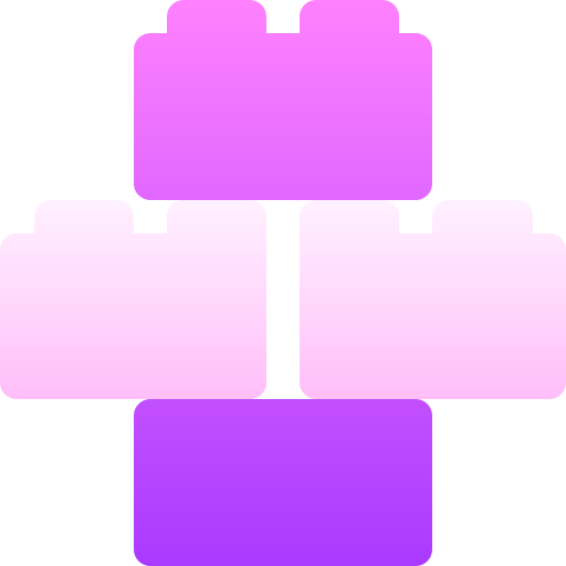 Toy blocks icon