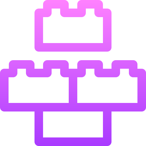 Toy blocks icon