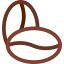 Coffee bean icon 64x64
