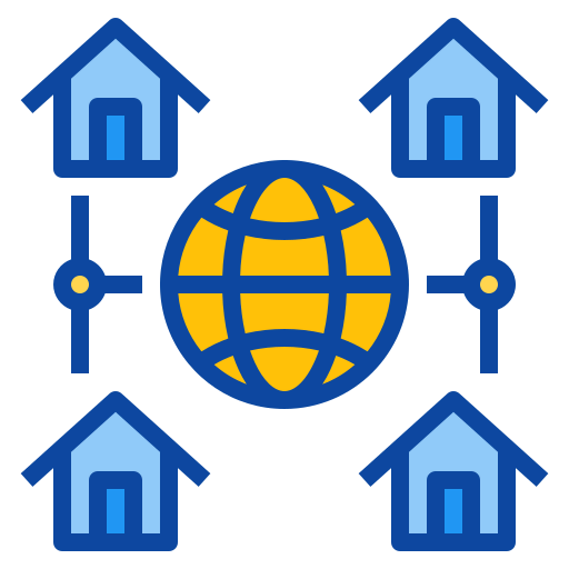 Global connection icon