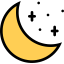 Half moon icon 64x64