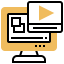 Online video icon 64x64