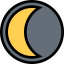 Half moon icon 64x64