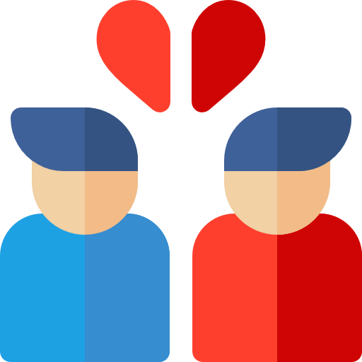 Broken heart icon