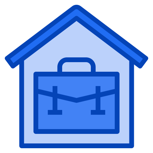 Working at home icon