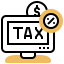 Online tax icon 64x64
