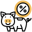 Piggy bank icon 64x64