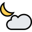 Cloudy night icon 64x64