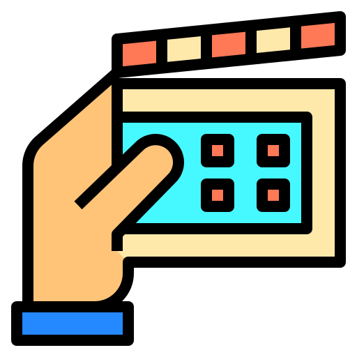 Clapperboard icon