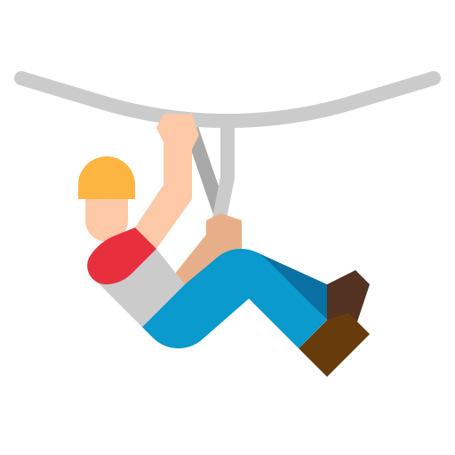 Zip line icon