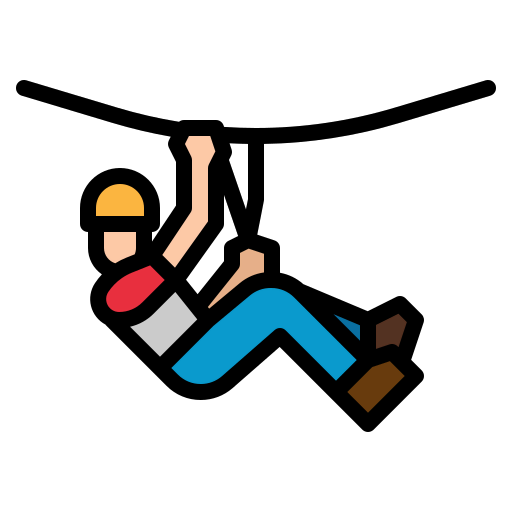 Zip line icon