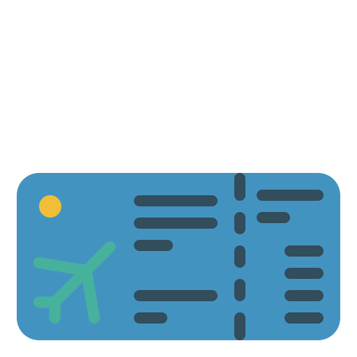 Boarding pass icon
