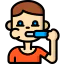 Brushing teeth icon 64x64