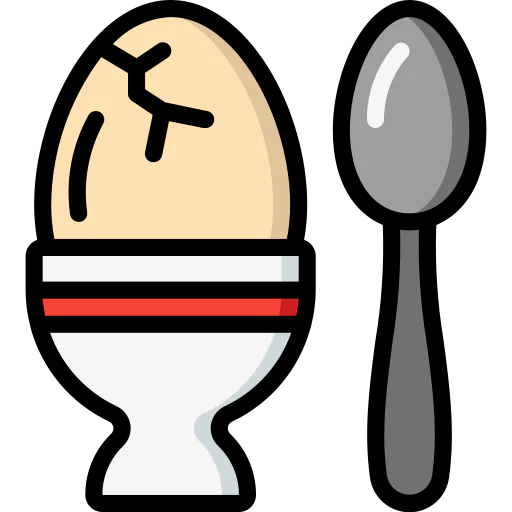 Boiled egg icon