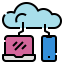 Cloud computing icon 64x64