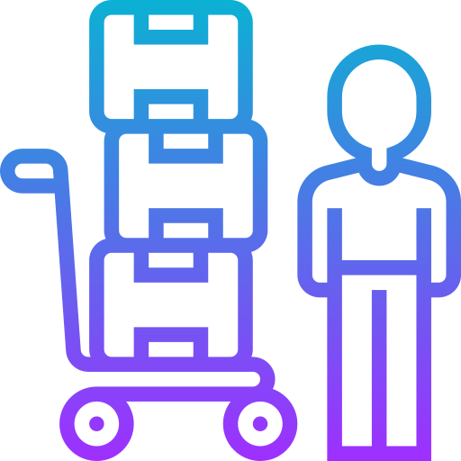 Delivery cart icon