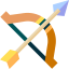 Bow and arrow icon 64x64