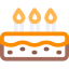 Birthday cake icon 64x64