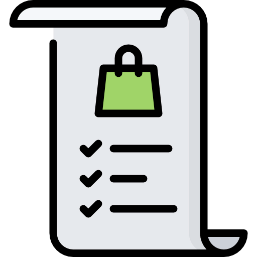 Shopping list icon