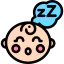 Sleeping baby icon 64x64