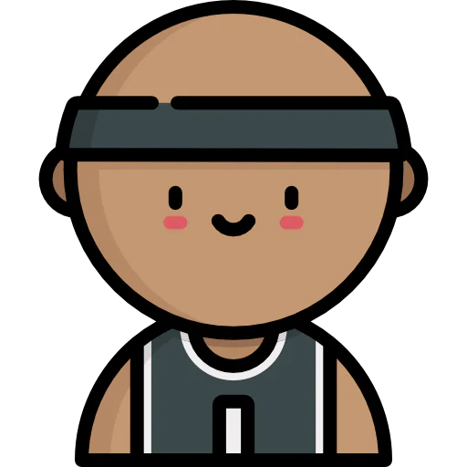 Basketball player Ikona