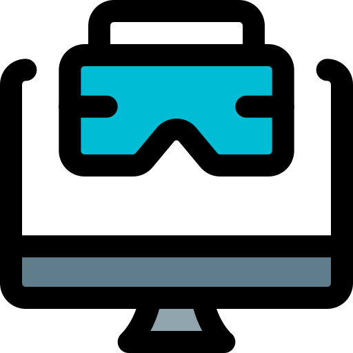 Desktop computer icon