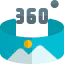360 degree ícone 64x64