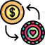 Casino chips ícone 64x64