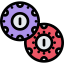 Poker chip icon 64x64