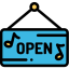 Open sign icon 64x64