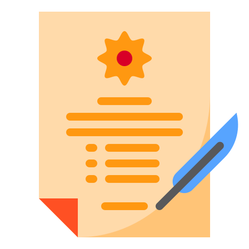 Contract icon