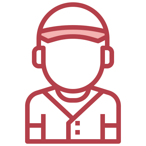 Baseball player icon